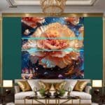 Carnation
  Flower Artistic Digital Wall Art Home Decor _96 - Image 3