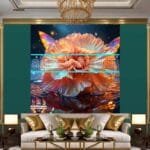 Carnation
  Flower Artistic Digital Wall Art Home Decor _98 - Image 3