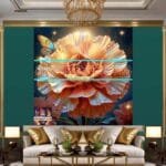 Carnation
  Flower Artistic Digital Wall Art Home Decor _99 - Image 3