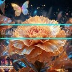 Carnation
  Flower Artistic Digital Wall Art Home Decor _81