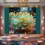 Chrysanthemum
  Flower Artistic Digital Wall Art Hom Decor _21 - Image 2