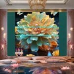 Chrysanthemum
  Flower Artistic Digital Wall Art Hom Decor _23 - Image 2
