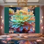 Chrysanthemum
  Flower Artistic Digital Wall Art Hom Decor _31 - Image 2