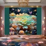 Chrysanthemum
  Flower Artistic Digital Wall Art Hom Decor _34 - Image 2
