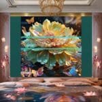 Chrysanthemum
  Flower Artistic Digital Wall Art Hom Decor _37 - Image 2