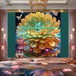 Chrysanthemum
  Flower Artistic Digital Wall Art Hom Decor _39 - Image 2