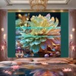Chrysanthemum
  Flower Artistic Digital Wall Art Hom Decor _40 - Image 2