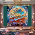 Chrysanthemum
  Flower Artistic Digital Wall Art Hom Decor _44 - Image 2