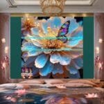 Chrysanthemum
  Flower Artistic Digital Wall Art Hom Decor _45 - Image 2