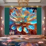 Chrysanthemum
  Flower Artistic Digital Wall Art Hom Decor _46 - Image 2