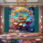 Chrysanthemum
  Flower Artistic Digital Wall Art Hom Decor _52 - Image 2