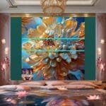 Chrysanthemum
  Flower Artistic Digital Wall Art Hom Decor _53 - Image 2