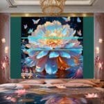 Chrysanthemum
  Flower Artistic Digital Wall Art Hom Decor _59 - Image 2