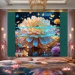 Chrysanthemum
  Flower Artistic Digital Wall Art Hom Decor _61 - Image 2