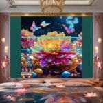 Chrysanthemum
Flower Artistic Digital Wall Art Hom Decor _65 - Image 2