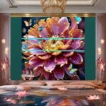Chrysanthemum
Flower Artistic Digital Wall Art Hom Decor _67 - Image 2