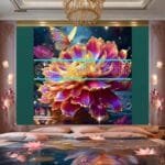 Chrysanthemum
  Flower Artistic Digital Wall Art Hom Decor _69 - Image 2