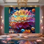 Chrysanthemum
Flower Artistic Digital Wall Art Hom Decor _74 - Image 2