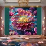 Chrysanthemum
  Flower Artistic Digital Wall Art Hom Decor _77 - Image 2