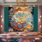 Chrysanthemum
  Flower Artistic Digital Wall Art Hom Decor _83 - Image 2