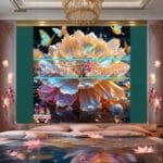 Chrysanthemum
  Flower Artistic Digital Wall Art Hom Decor _88 - Image 2