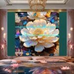 Chrysanthemum
  Flower Artistic Digital Wall Art Hom Decor _91 - Image 2