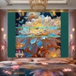 Chrysanthemum
  Flower Artistic Digital Wall Art Hom Decor _95 - Image 2