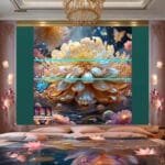 Chrysanthemum
  Flower Artistic Digital Wall Art Hom Decor _96 - Image 2