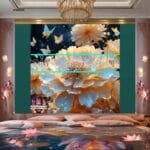Chrysanthemum
  Flower Artistic Digital Wall Art Hom Decor _97 - Image 2