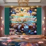 Chrysanthemum
  Flower Artistic Digital Wall Art Hom Decor _98 - Image 2