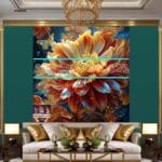 Chrysanthemum
Flower Artistic Digital Wall Art Hom Decor _01 - Image 3