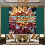 Chrysanthemum
Flower Artistic Digital Wall Art Hom Decor _10 - Image 3