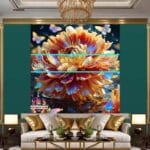Chrysanthemum
Flower Artistic Digital Wall Art Hom Decor _12 - Image 3