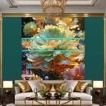 Chrysanthemum
  Flower Artistic Digital Wall Art Hom Decor _28 - Image 3