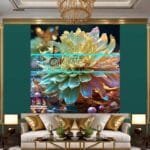 Chrysanthemum
  Flower Artistic Digital Wall Art Hom Decor _40 - Image 3