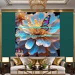 Chrysanthemum
  Flower Artistic Digital Wall Art Hom Decor _45 - Image 3