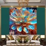 Chrysanthemum
  Flower Artistic Digital Wall Art Hom Decor _46 - Image 3