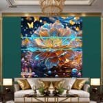 Chrysanthemum
  Flower Artistic Digital Wall Art Hom Decor _57 - Image 3