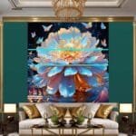 Chrysanthemum
  Flower Artistic Digital Wall Art Hom Decor _59 - Image 3