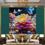 Chrysanthemum
Flower Artistic Digital Wall Art Hom Decor _65 - Image 3