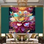 Chrysanthemum
  Flower Artistic Digital Wall Art Hom Decor _66 - Image 3