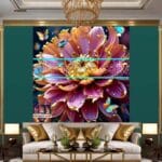 Chrysanthemum
Flower Artistic Digital Wall Art Hom Decor _67 - Image 3