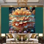 Chrysanthemum
Flower Artistic Digital Wall Art Hom Decor _07 - Image 3