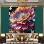 Chrysanthemum
Flower Artistic Digital Wall Art Hom Decor _70 - Image 3