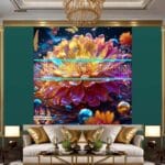Chrysanthemum
Flower Artistic Digital Wall Art Hom Decor _74 - Image 3