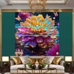 Chrysanthemum
Flower Artistic Digital Wall Art Hom Decor _78 - Image 3