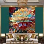 Chrysanthemum
Flower Artistic Digital Wall Art Hom Decor _08 - Image 3