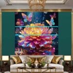 Chrysanthemum
Flower Artistic Digital Wall Art Hom Decor _81 - Image 3