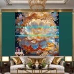 Chrysanthemum
  Flower Artistic Digital Wall Art Hom Decor _83 - Image 3