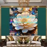 Chrysanthemum
  Flower Artistic Digital Wall Art Hom Decor _91 - Image 3